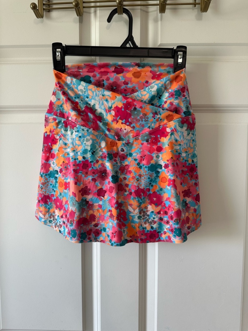 Halara Crossover 2-in-1 Pocket Floral Print Pickleball Skirt/Skort XS